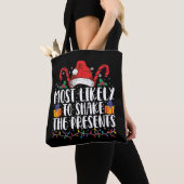 分隊のプレゼントを揺るがす可能性が高い トートバッグ (クローズアップ)