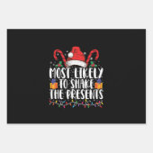 分隊のプレゼントを揺るがす可能性が高い ラッピングペーパーシート (正面)