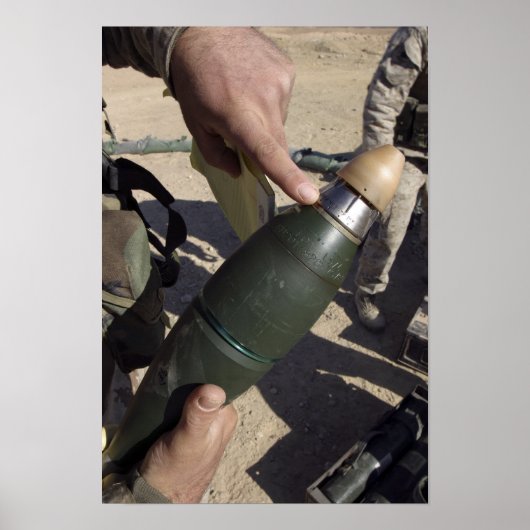 分隊のリーダーが遅延設定を指す ポスター (正面)