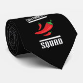 分隊の唐辛子のコンテストの一致のチームを離れた唐辛子の調理師 ネクタイ (ロール)