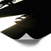 分隊の自動銃兵のシルエット ポスター (角)