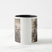 分隊の自動銃器は安全を提供する マグカップ (中央)