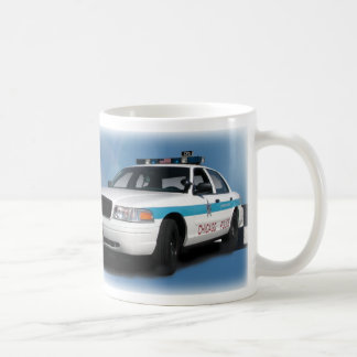 分隊のCheckerbandの青のマグ コーヒーマグカップ