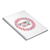 分隊を振りかける | ベビー散布 ノートブック (右側)