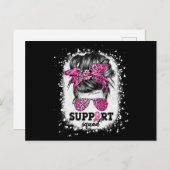 分隊メッシーバンピンクリボン乳癌 ポストカード (正面/裏面)