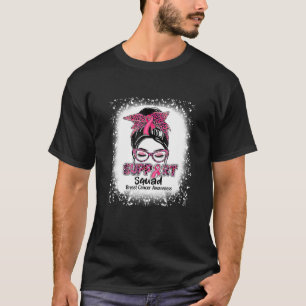 分隊メッシーバンピンクリボン乳癌 Tシャツ