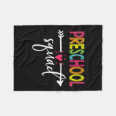 分隊先生学生チーム新学期 フリースブランケット (正面(横))