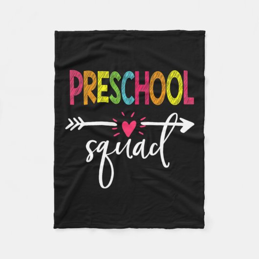 分隊先生学生チーム新学期 フリースブランケット (正面)