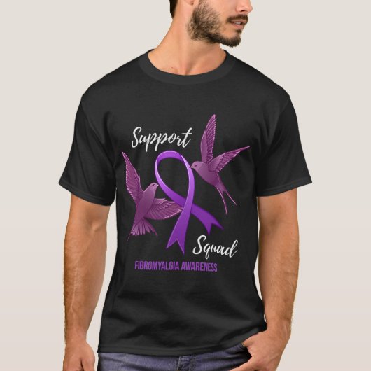 分隊線維筋痛認識度 Tシャツ (正面)
