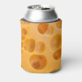 分離されたチーズのピース、素敵なデザイン 缶クーラー (缶裏面)