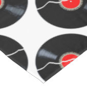 分離された壊れたレコード テーブルクロス (アングル)