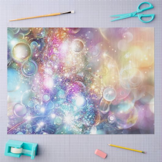 分離バブルフェイク仕上げバックグラウンド球体 薄葉紙 (クラフト)