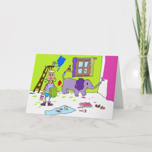 分離プロジェクト小妖精や小人 カード (正面)