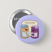 分離不可能 缶バッジ (正面&裏面)