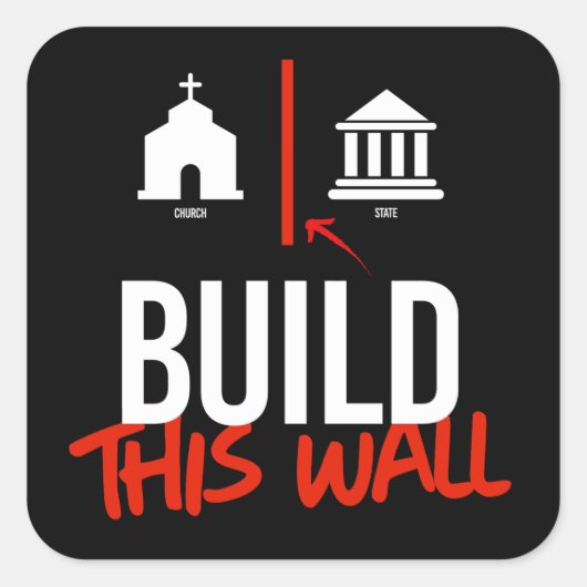 分離教会と州 スクエアシール (正面)