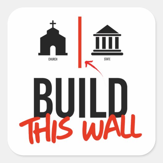 分離教会と州 スクエアシール (正面)