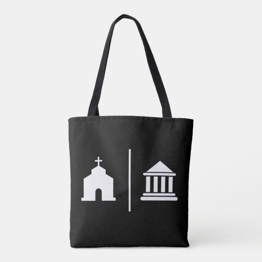 分離教会と州 トートバッグ (裏面)