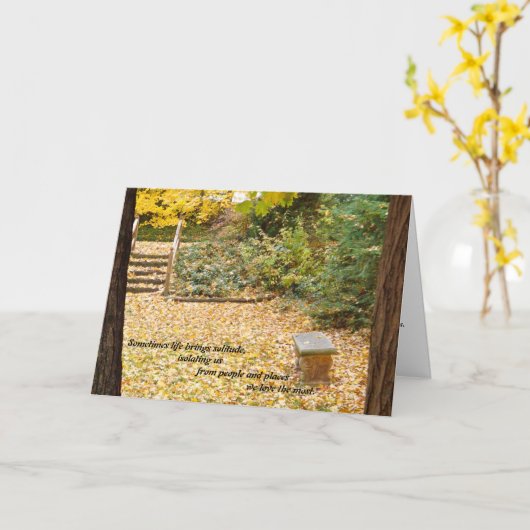 分離 カード (黄色い花)