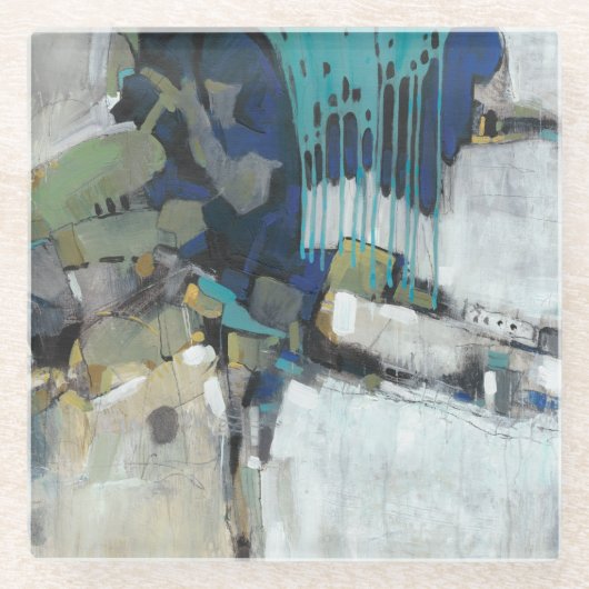 分離 ガラスコースター (正面)