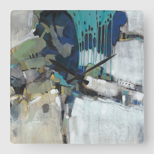 分離 スクエア壁時計 (正面)