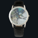 分離 腕時計<br><div class="desc">Separation I by Tim Oole.暗い色とニュートラルな色を使用して抽象芸術形状を作成幾何学的な形状と絵を描ドリップのような線を使用。</div>