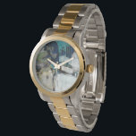 分離 腕時計<br><div class="desc">Separation I by Tim Oole.暗い色とニュートラルな色を使用して抽象芸術形状を作成幾何学的な形状と絵を描ドリップのような線を使用。</div>