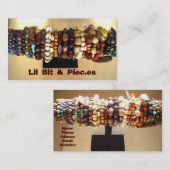 分類されたビーズの名刺 名刺 (正面/裏面)