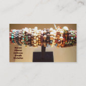 分類されたビーズの名刺 名刺 (裏面)