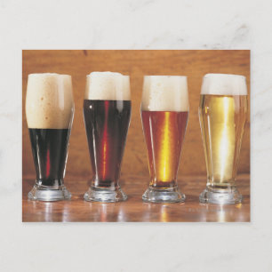 分類されたビールおよびエール ポストカード
