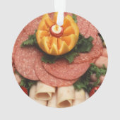 分類された冷たい肉 オーナメント (裏面)