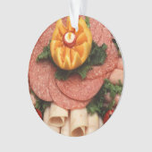 分類された冷たい肉 オーナメント (正面)