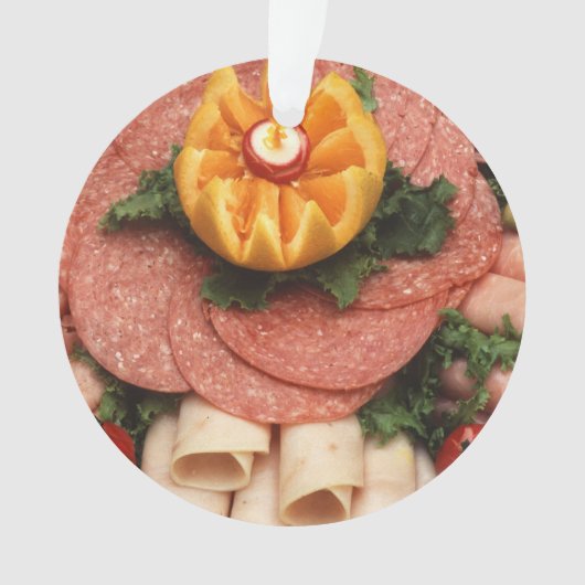 分類された冷たい肉 オーナメント (正面)