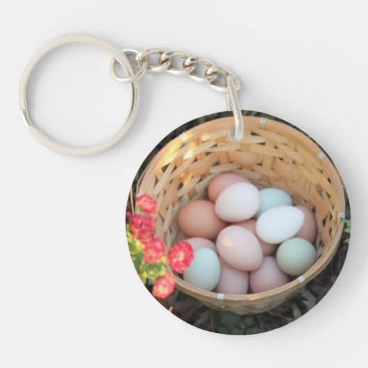 分類された卵Keychain キーホルダー (正面)