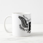 分類された右翼極端家 コーヒーマグカップ (左)