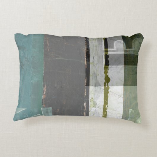 分類された手紙とのモダンな絵画 アクセントクッション (裏面)