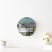 分類された手紙とのモダンな絵画 ラウンド壁時計 (ホーム)