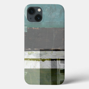 分類された手紙とのモダンな絵画 iPhone 13ケース
