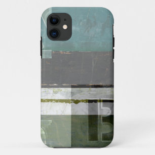 分類された手紙とのモダンな絵画 iPhone 11 ケース