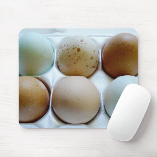 分類された着色された卵の十分の卵のカートン マウスパッド (マウス)