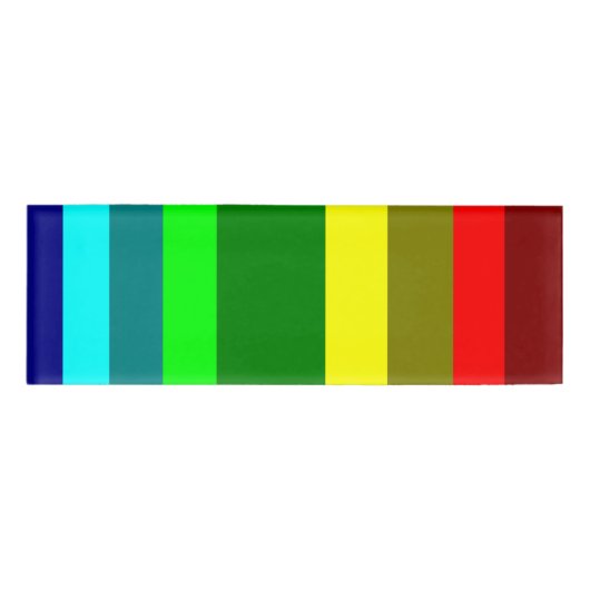 分類された色の名札 名札 (正面)