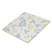 分類された葉の青緑の灰色の黄色い白 タイル (側面)