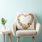 分類された貝殻の型枠のハートの形 クッション (椅子)