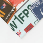 分類された運転免許証のプレート フリースブランケット (角)