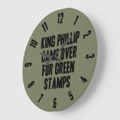 分類ニーモニック ラージ壁時計 (傾斜)