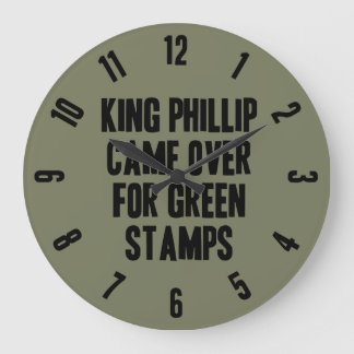 分類ニーモニック ラージ壁時計