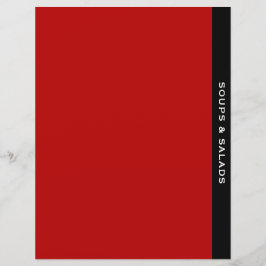 分類区切り |スープとサラダ |赤い白黒