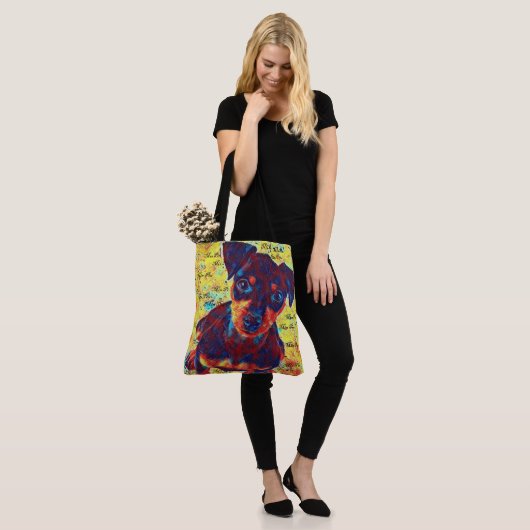 分Pinに丈夫 トートバッグ (モデル)