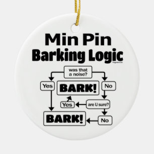 分Pinの吠える論理 セラミックオーナメント