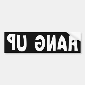 切って下さい(逆転させる) バンパーステッカー