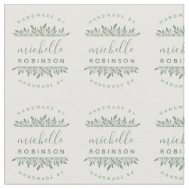 切って縫う | セージグリーン植物手作り名 ファブリック